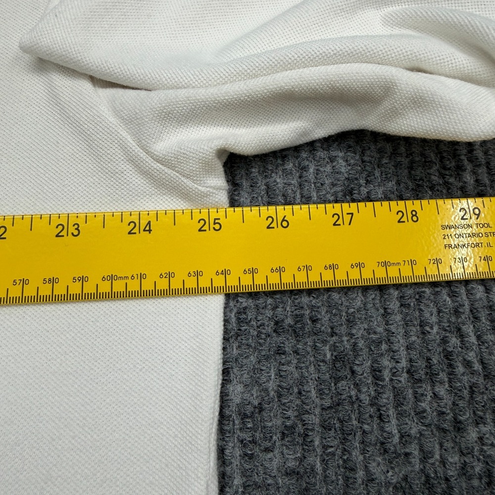 Vintage Polo Ralph Lauren Long Sleeve Polo Shirt  Mens XL White Pony Logo Cotton - Picture 4 of 10